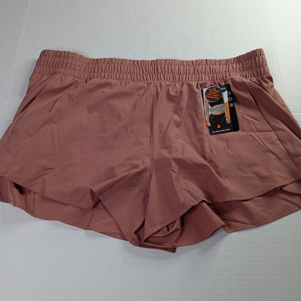 Avia Bike Liner Shorts Mens 3XL (22) Desert Moisture Wicking